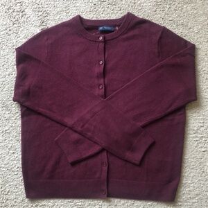 Gap- Crewneck Cardigan Sweater.